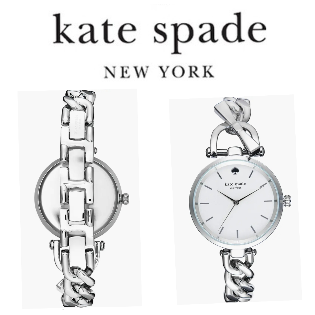 Kate Spadeholland Silver Dial Stainless Steel Twist Ladies Watch